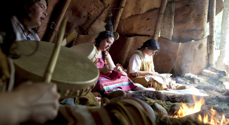 Kanada Ontario Indigenous Fort William Historical Park Thunder Bay Foto Destination Ontario